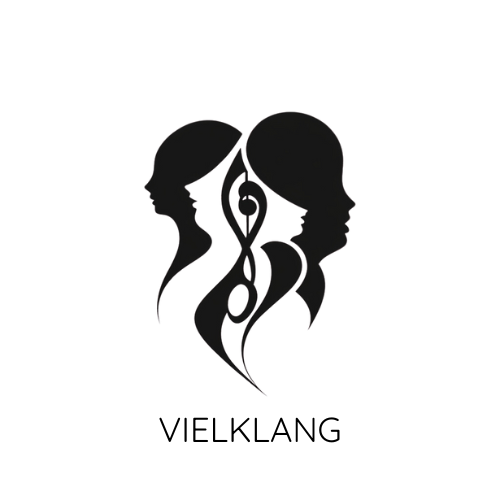 Logo schwarz weiß Vielklang